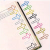 Cross-Shaped Metal Paper Clips for Crafts & Journaling