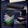 Darstellung verschiedener Aspekte der NK61 kabelgebundenen mechanischen Gaming-Tastatur, Struktur und Funktionen.