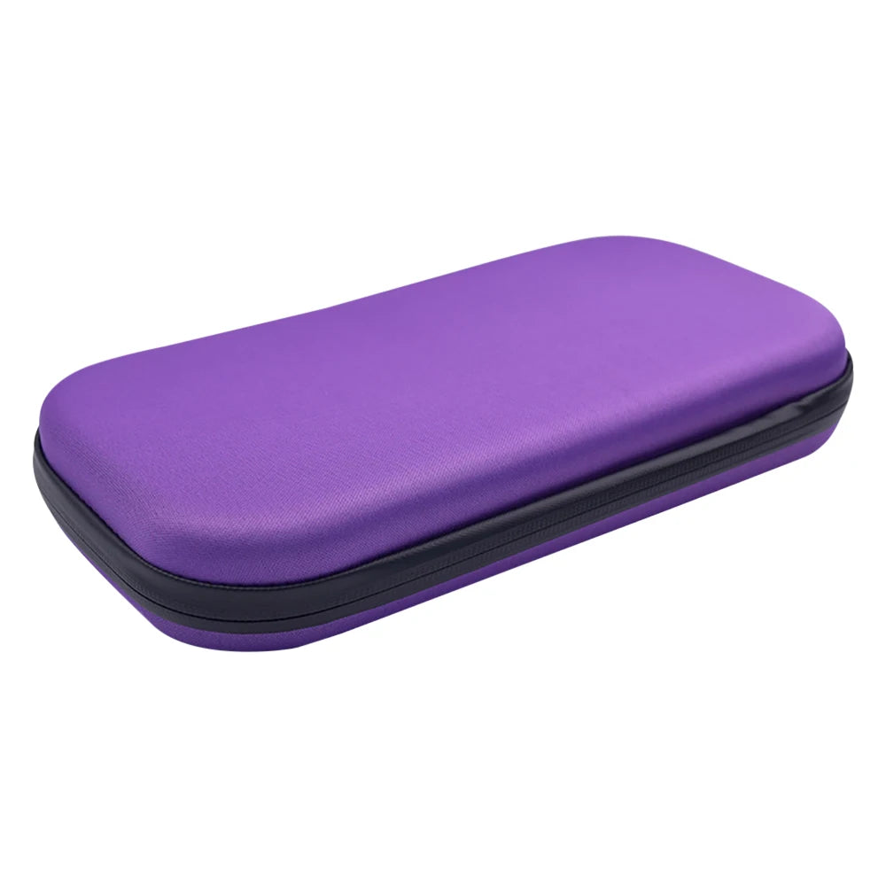 Purple shockproof EVA stethoscope storage case with organizer pouch