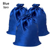 Satin Wig Storage Bags with Drawstring Closure