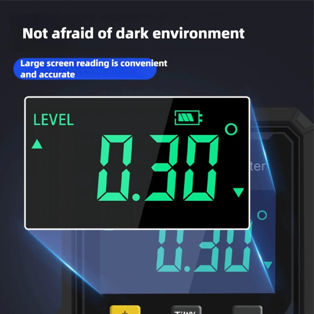 Magnetic Digital Angle Finder with LED Display
