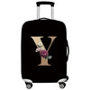 Gold Letter Series Elastic Luggage Cover