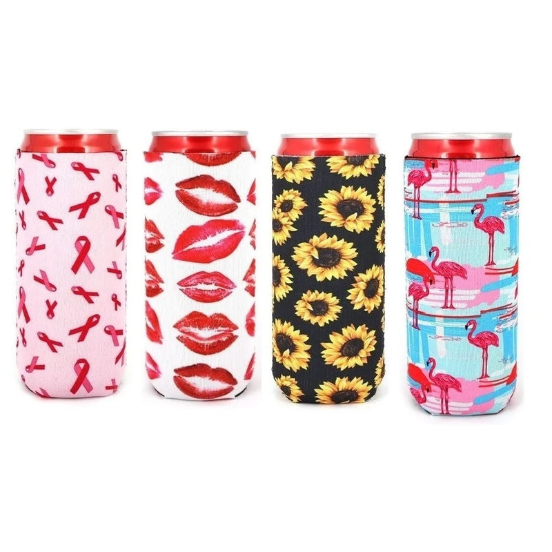 Slim Can Cooler Sleeves (4-Pack)