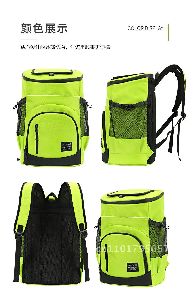 33L Insulated Cooler Backpack for Beach, Travel & Picnic