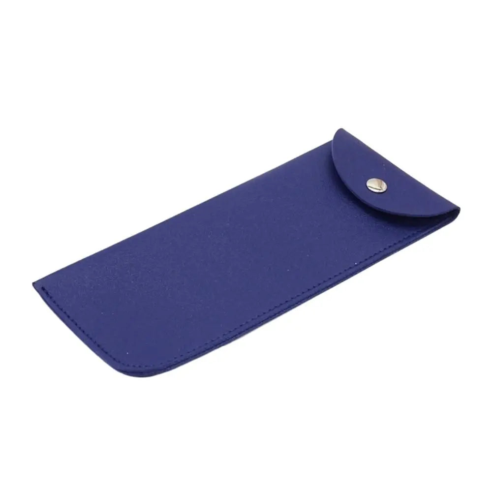 PU Leather Glasses Case with Magnetic Snap Closure