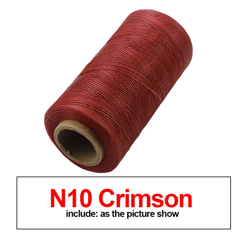 Flat Waxed Thread Spool for Leathercraft and DIY Projects