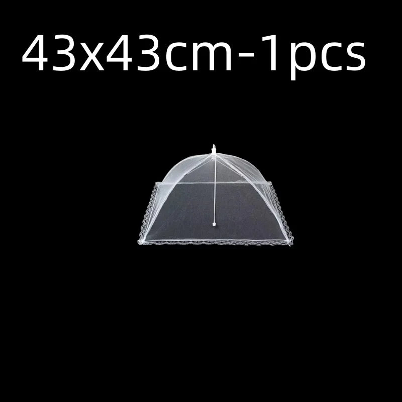 Foldable Mesh Food Cover with Pop-Up Design