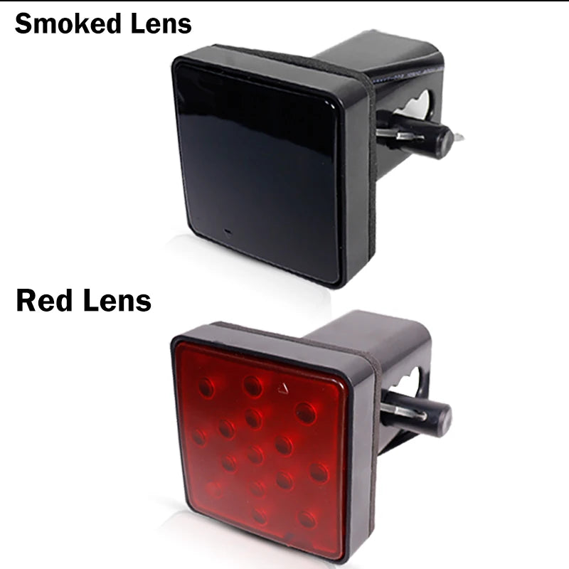 LED Trailer Hitch Receiver Cover with Brake & Tail Lights