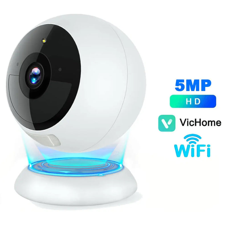 Caméra de sécurité sans fil 2K avec vision nocturne couleur