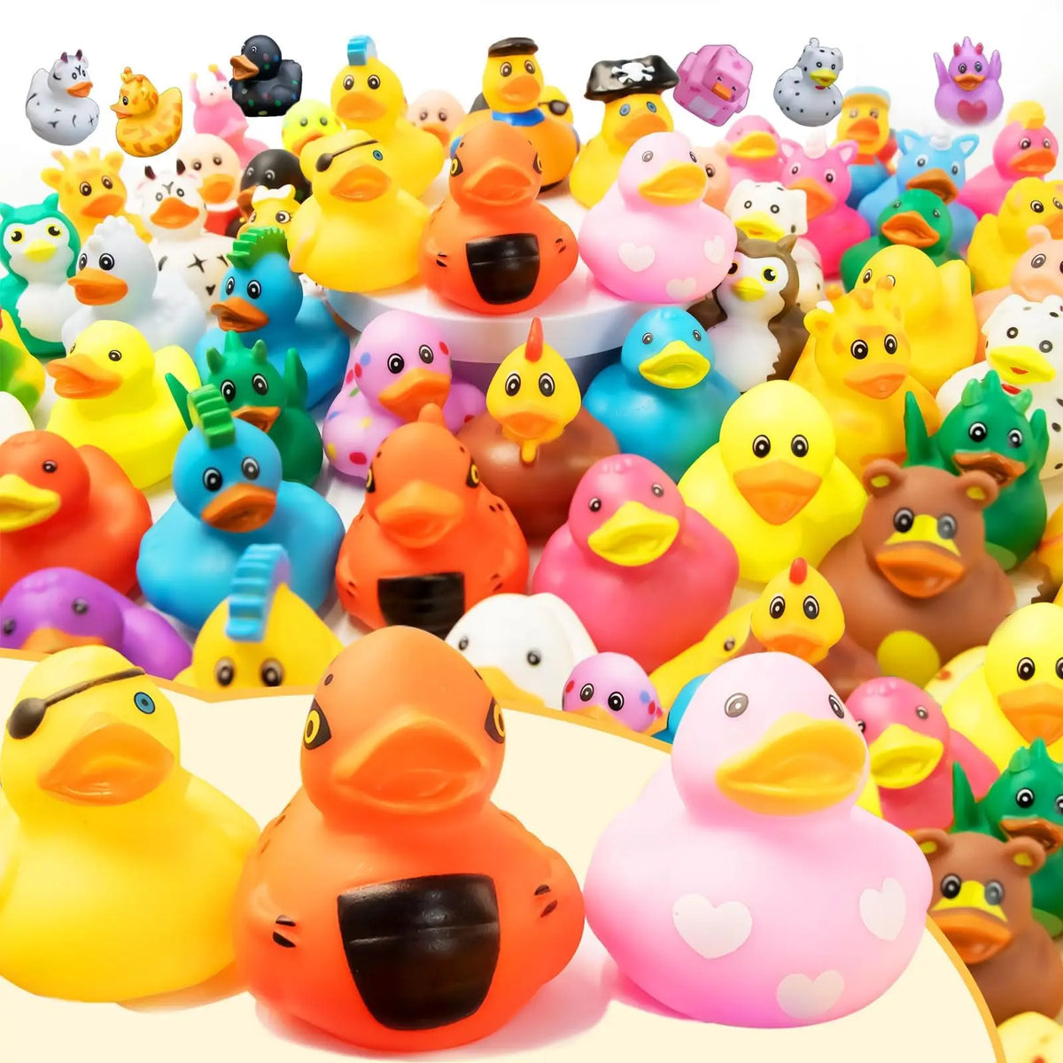 Rubber Duckies for Car Dashes, Bath & Party Fun