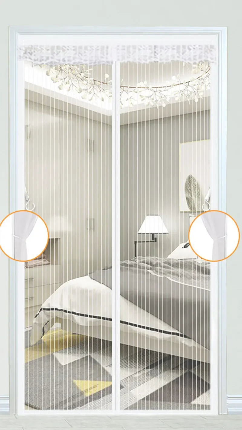 Heavy Duty Magnetic Screen Door with Auto-Close Strips
