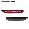 LED Rear Bumper Reflector Lights with Tail and Brake Functions