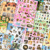 Tierkampf ausgeschnittene Sticker-Buch