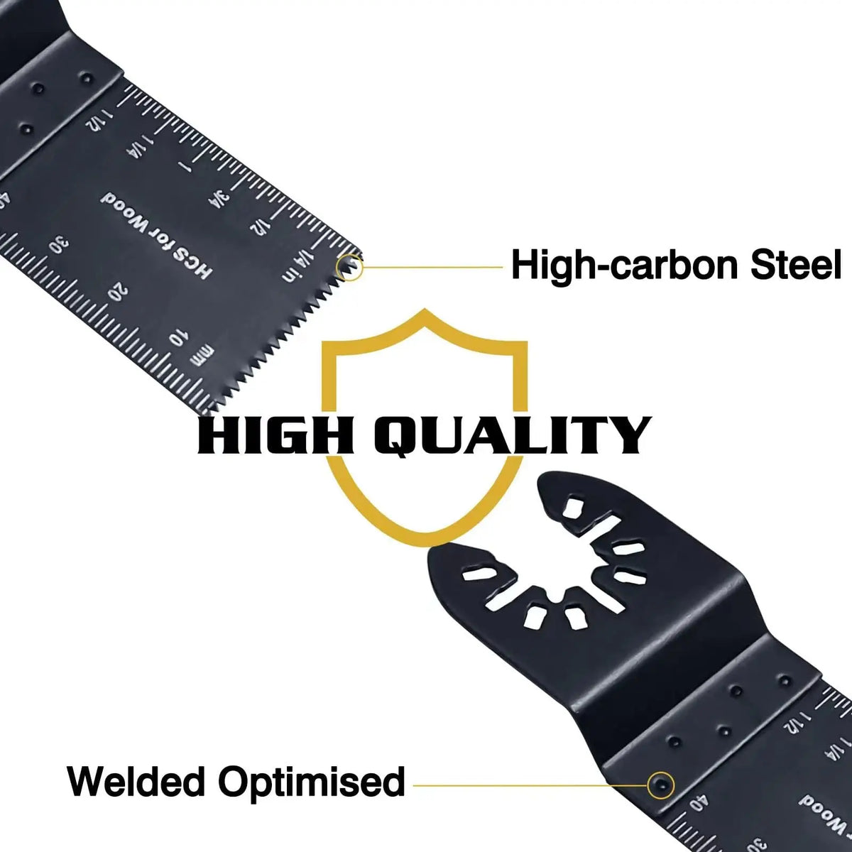 Oscillating Multi-Tool Blades for Fast Cutting in Wood, Metal, and Plastic
