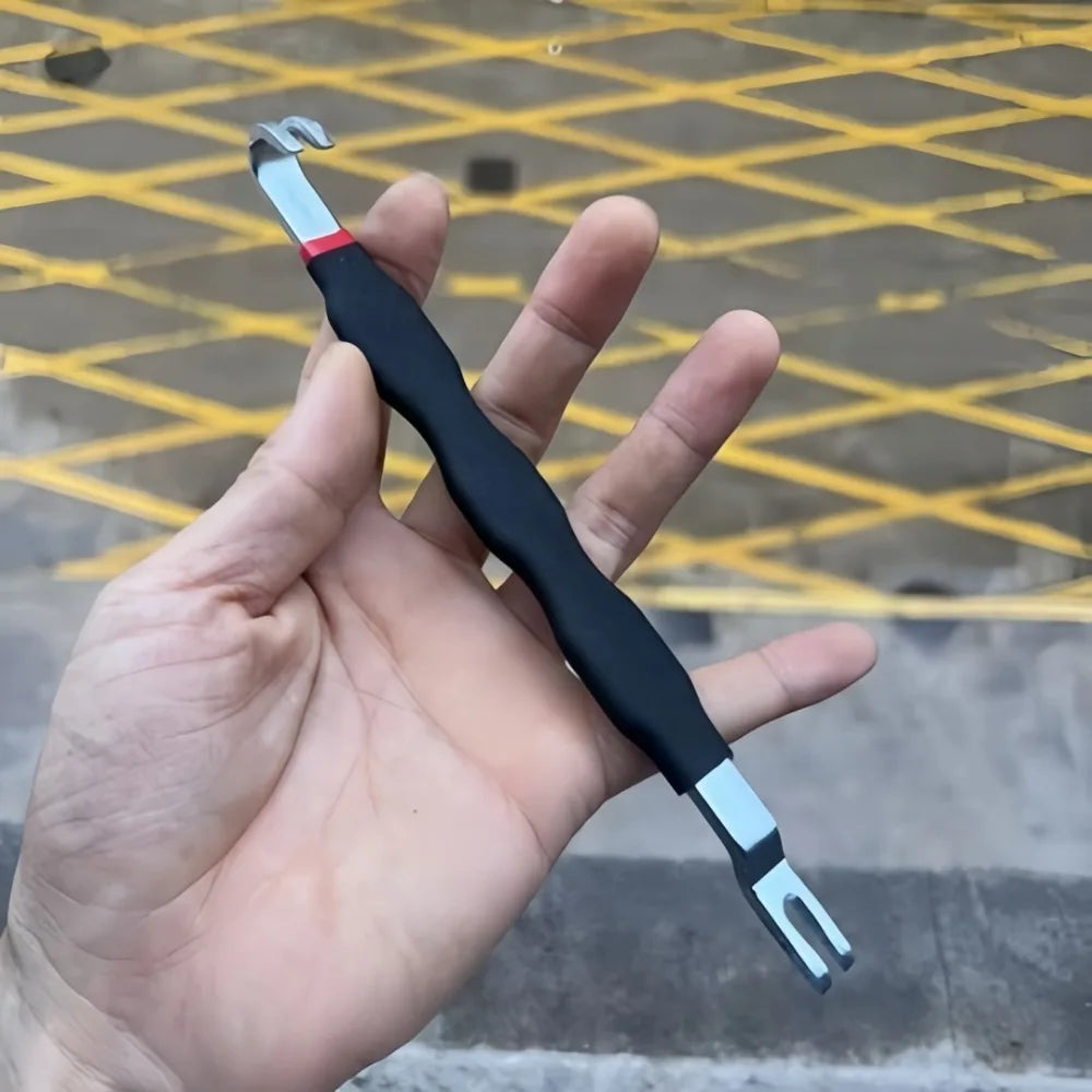 Universal Electrical Connector Disconnect Pliers with Dual-Head Design