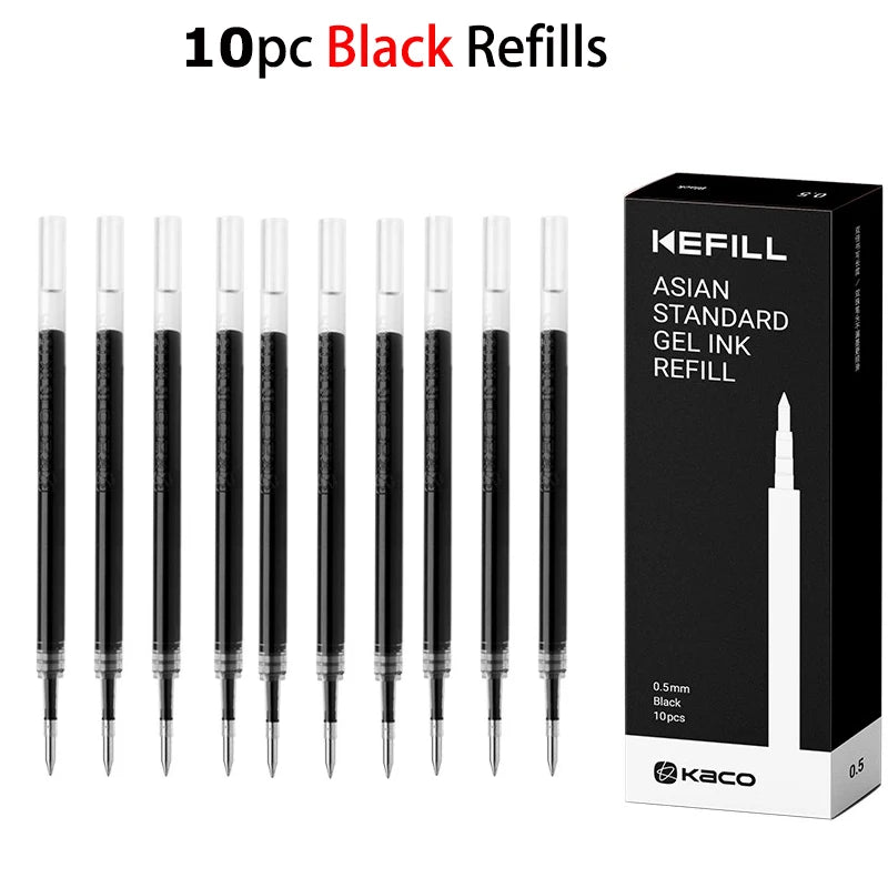 KACO POPUP Retractable Gel Pen – 0.5mm Smooth Writing, Quick-Dry Ink