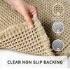 Waffle Weave Bath Mat with Non-Slip Backing