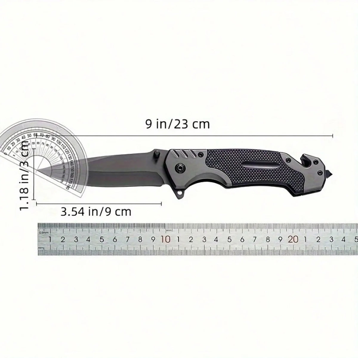 Stainless Steel Folding Pocket Knife for Outdoor Adventures