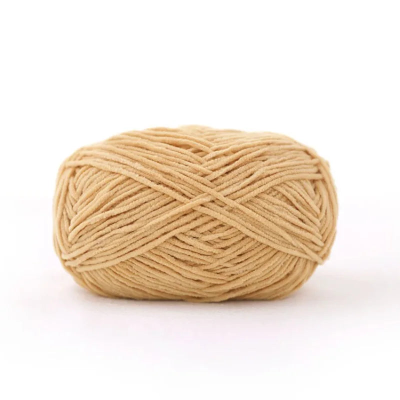 Matte Chenille Yarn for Crochet and Knitting