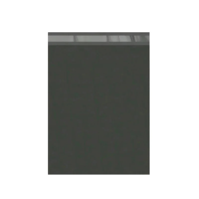 A dark gray self-adhesive waterproof mailing bag.