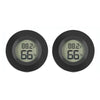 A black mini digital hygrometer thermometer displaying 88.2°F and 66% humidity.