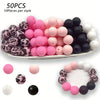 Soft Silicone Floral Beads for Jewelry Making