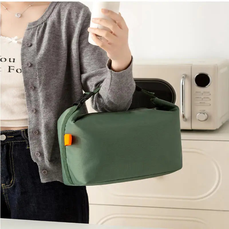 Insulated Oxford Lunch Bag with Aluminum Foil Lining