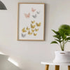 3D Rose Gold Butterfly Wall Decals for Home Decor