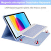 Detachable Keyboard Case for iPad 10th Gen and iPad 11th Gen (A16)