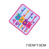 Embroidered Iron-On Patch with Cute Emblem Design
