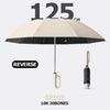 Auto Reverse-Folding Umbrella with Reflective Stripe & Carabiner Handle