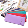 PU Leather Glasses Case with Magnetic Snap Closure
