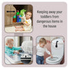 Child Safety Cabinet Locks – Adhesive Baby Proofing Straps for Drawers, Fridges, Toilets & More
