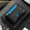 Slim Aluminum Wallet with Money Clip and RFID Blocking