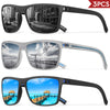 Polarized Square Sunglasses with UV400 Protection