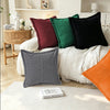 Corduroy Lumbar Pillow Cover for Office and Home