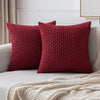 Striped Corduroy Throw Pillow Covers - Farmhouse Boho Decor