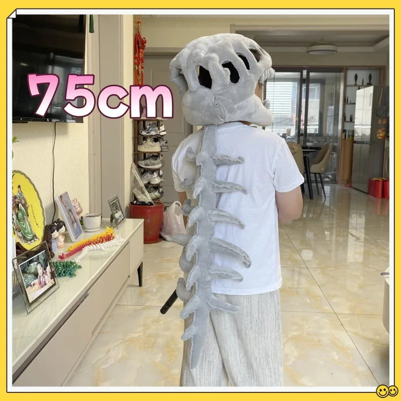 Accessoire Masque Tête de Dinosaures Os