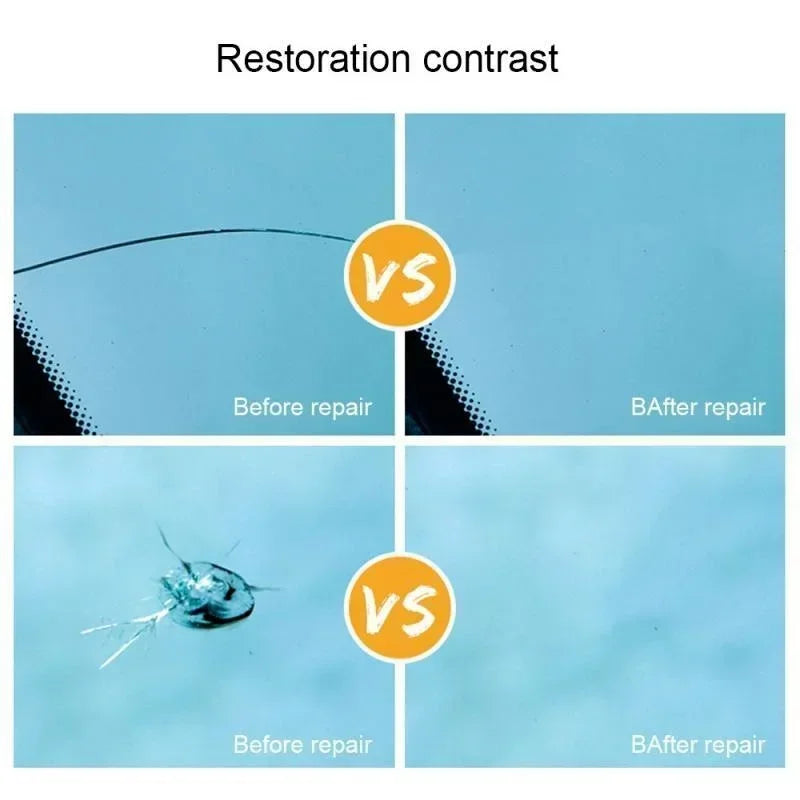 Windshield Repair Kit for Chips and Cracks