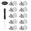 17mm Metal Snap Button Replacement Kit