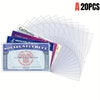 Clear PVC Card Protector Sleeves (5-Pack)