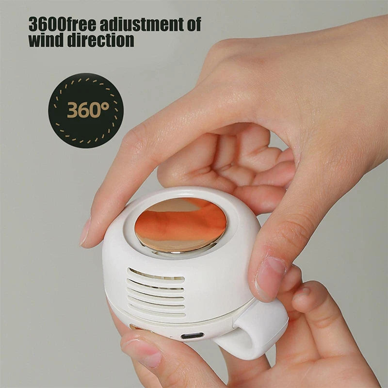 Portable Clip-On Mini Fan with 3 Speed Settings