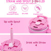 Kids Insulated Tumbler with Handle and Straw