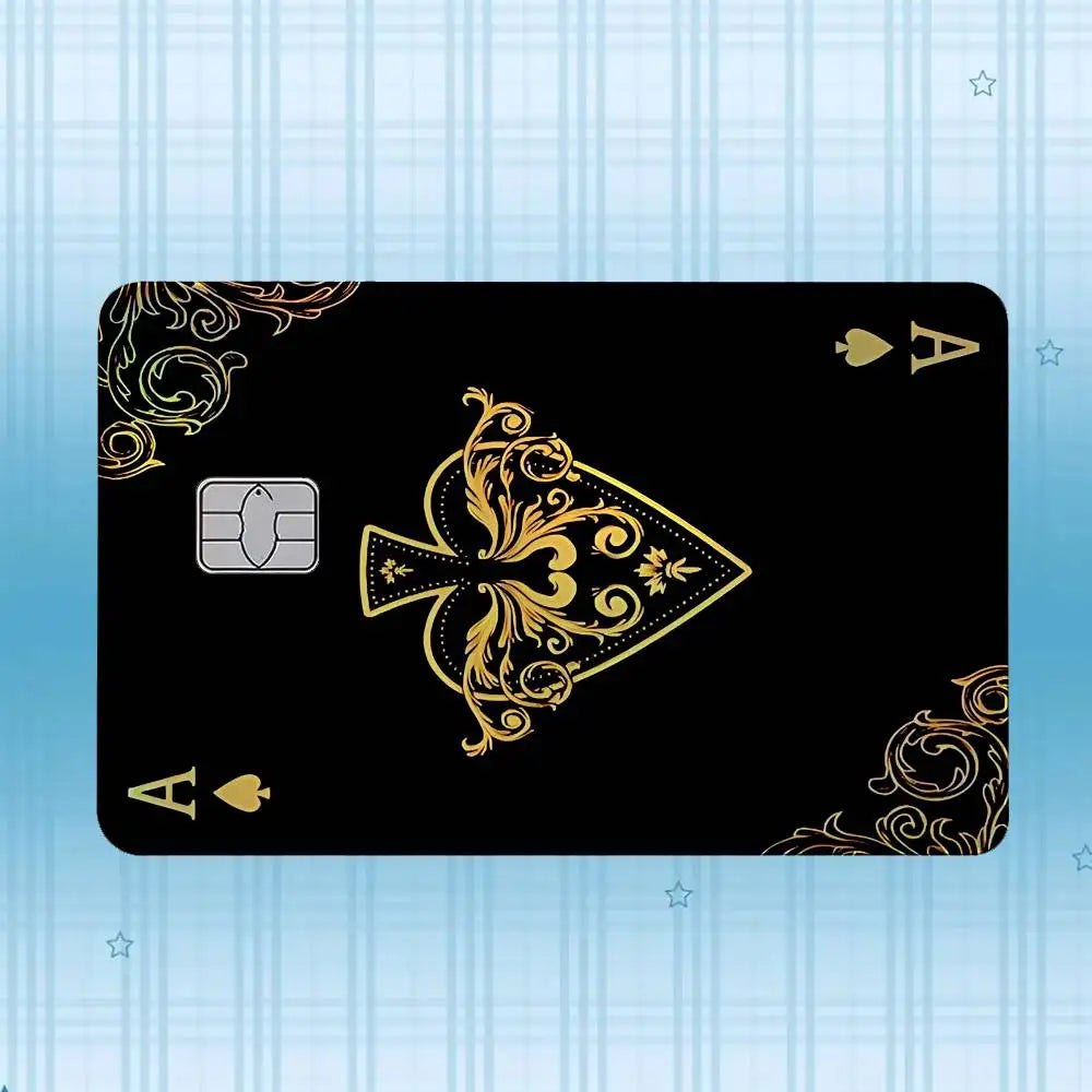 Holographic Card Skin Stickers (4-Pack) – Waterproof, Scratch-Resistant