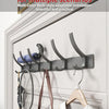 No-Drill Wall-Mounted Coat Rack with 6 Hooks