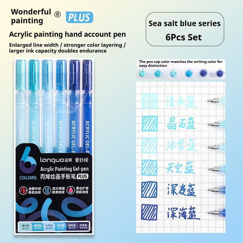 Vibrant Gel Pen Set – Smooth Writing for Art, Notes & Journaling