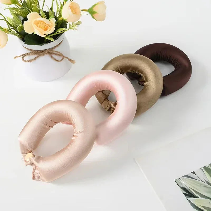 Heatless Satin Hair Curlers for Overnight Styling