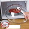 Transparent Microwave Splash Guard with Ergonomic Handle