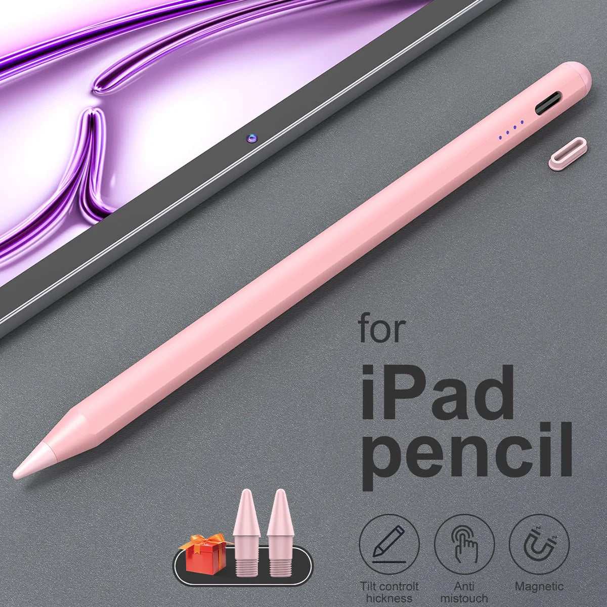 Precision Stylus Pen for iPad with Palm Rejection & Tilt Sensitivity