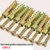 Iron Sawtooth Gecko Expansion Screws for Drywall (50-Pack)